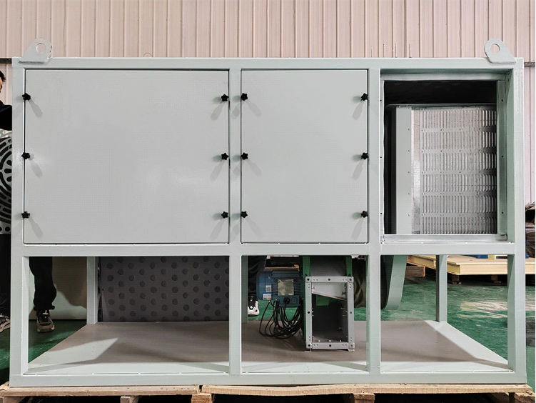 防風(fēng)沙自潔式沙塵過濾機(jī)組