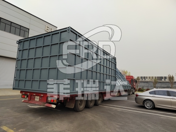 陶瓷廠18萬風(fēng)量布袋除塵器