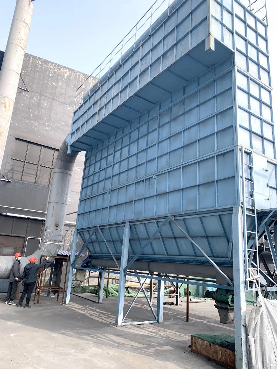 河南某煤礦集團炭素廠除塵設備改造項目現(xiàn)場